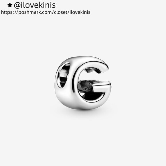 Pandora Letter G Alphabet Charm - Picture 1 of 6